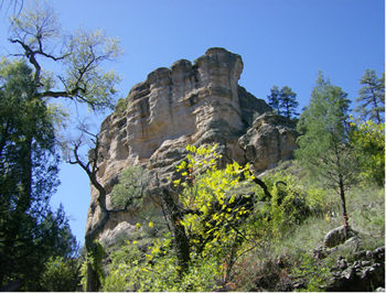 Gila River caves